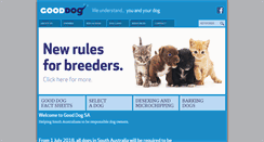 Desktop Screenshot of gooddogsa.com