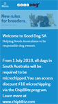 Mobile Screenshot of gooddogsa.com